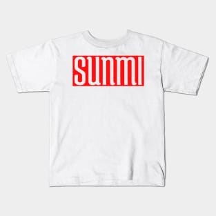 RED LOGO SUNMI Kids T-Shirt